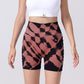 Women's Tie-Dye High Waist Scrunch Butt Workout Shorts