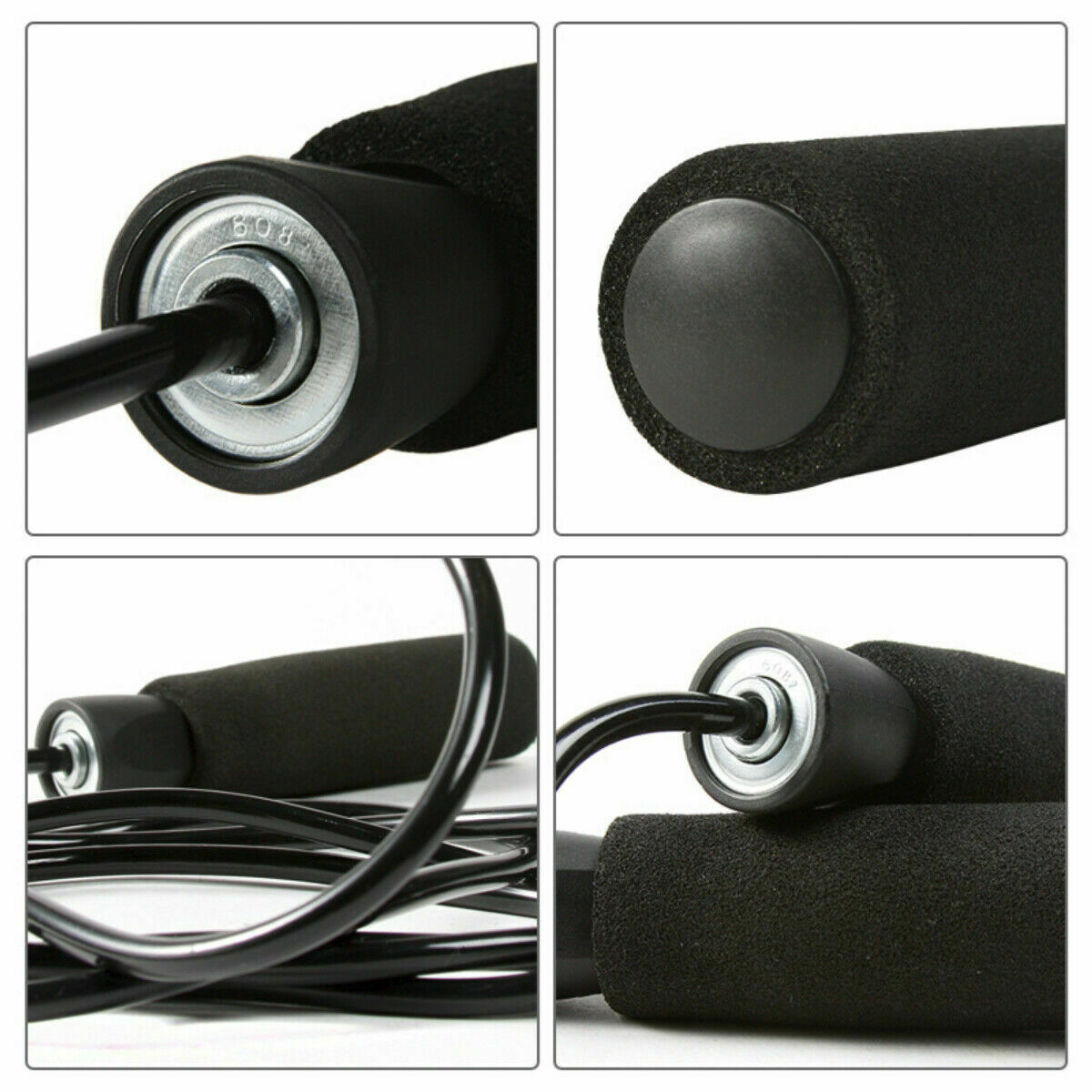 Adjustable Speed Jump Rope – Tangle-Free for Boxing & Cardio