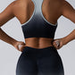 High Impact Sports Bras For Women,Racerback Running Bra Workout Crop Tank Tops Longline Sports Bra Push Up