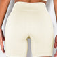 Workout Sets For Women 2 Piece Seamless Ribbed Crop Tank High Waist Shorts Yoga Outfits