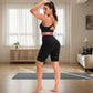 Biker Shorts For Women High Waist 8'' Summer Tummy Control Spandex Workout Running Yoga Shorts