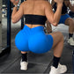 Solid-color High-waisted Three-inch Shorts Athletic Shorts