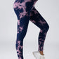 Women Scrunch Workout Leggings Butt Lifting High Waisted Yoga Pants - Tie Dye Seamless Booty Gym Tights