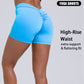 High-waisted Butt-lifting Women's Sports Yoga Shorts