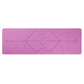 Non Slip TPE Yoga Mat Position Line Beginner