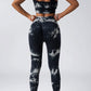 Women Scrunch Workout Leggings Butt Lifting High Waisted Yoga Pants - Tie Dye Seamless Booty Gym Tights