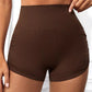 Workout Shorts For Women Scrunch Butt Lifting High Waisted Yoga Gym Seamless Booty Biker Shorts