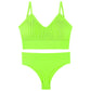 Women's Underwear Small Chest Push-up Thin Wireless Large Size Sports Sling Vest French Triangle Cup Bra Set