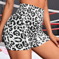 Ladies' Leopard Print Fashionable Versatile Shorts