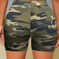 Ladies' Camouflage Perforated Fashionable Casual Shorts