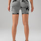 Women’s Tie-Dye Button Sports Shorts – High Waist Fitness, Yoga & Everyday Summer Wear