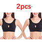 Plus Size Women Bra Ladies Cotton Quake-Proof Underwear Sleep Tops No Buckles Non Wire Lingerie With Removable Padded