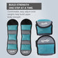 AW-3 Ankle Weights For Men And Women 1 Pair Of Wrist And Leg Weights For Yoga, Walking, Aerobics Gymwhite Icon