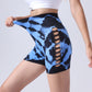 Women's Tie-Dye High Waist Scrunch Butt Workout Shorts