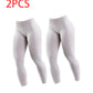 2 pack Solid-color Yoga Exercise Leggings