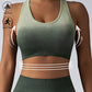 High Impact Sports Bras For Women,Racerback Running Bra Workout Crop Tank Tops Longline Sports Bra Push Up