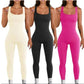 Women's Suspender Tank Top Tights