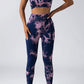 Women Scrunch Workout Leggings Butt Lifting High Waisted Yoga Pants - Tie Dye Seamless Booty Gym Tights