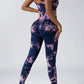 Women Scrunch Workout Leggings Butt Lifting High Waisted Yoga Pants - Tie Dye Seamless Booty Gym Tights