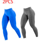 2 pack Solid-color Yoga Exercise Leggings